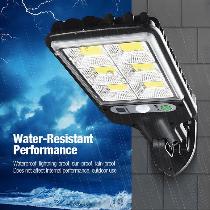 Solar Light Outdoor Solar Wall Light LED Motion Sensor Bright Flood Street Lamp with 3 Modes