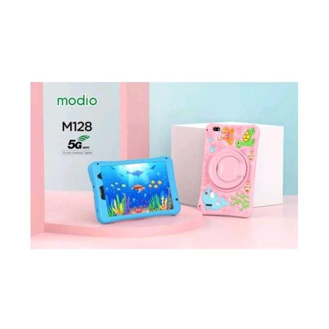 Modio NEW M128 KIDS STUDY TABLET 8INCH 256GB/6GB 4000MAH 5G SIMCARD SLOT WITH SILICONE COVER