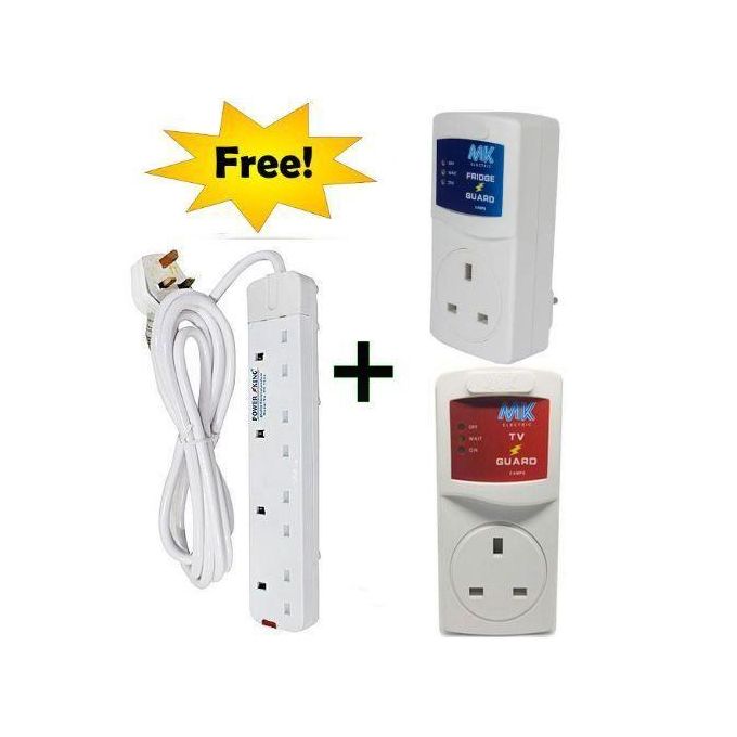 MK 14"-65" Quality TV Guard FOR Hisense , Samsung & All Digital TvsSMART TV + FRIDGE Guard + A FREE King Power 4 Way Extension Cable.