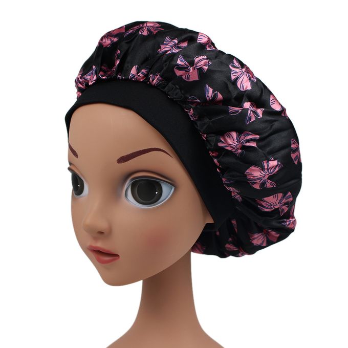 Fashion Girls Satin Hair Bonnet Kids Satin Bonnet Sleeping Cap Silk Cap Baby Bonnet