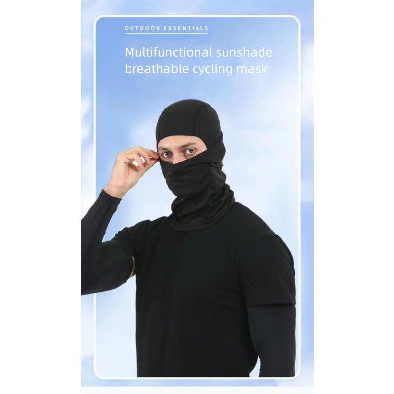Outdoor sports riding mask balaclavas windproof dustproof breathable male and female motorcycle head cover facial sunscreen head set