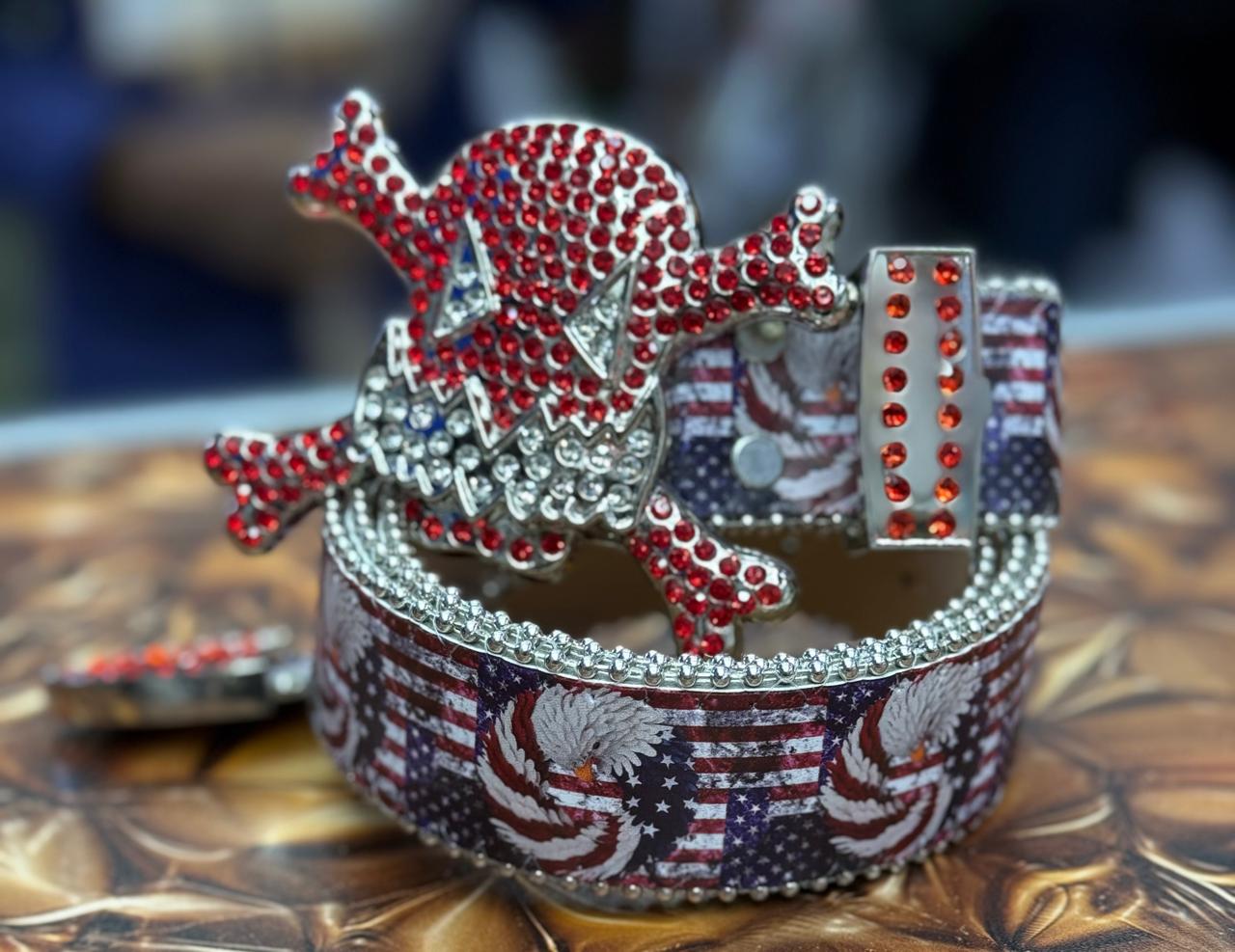 Skull Studded B.B Simon Belts