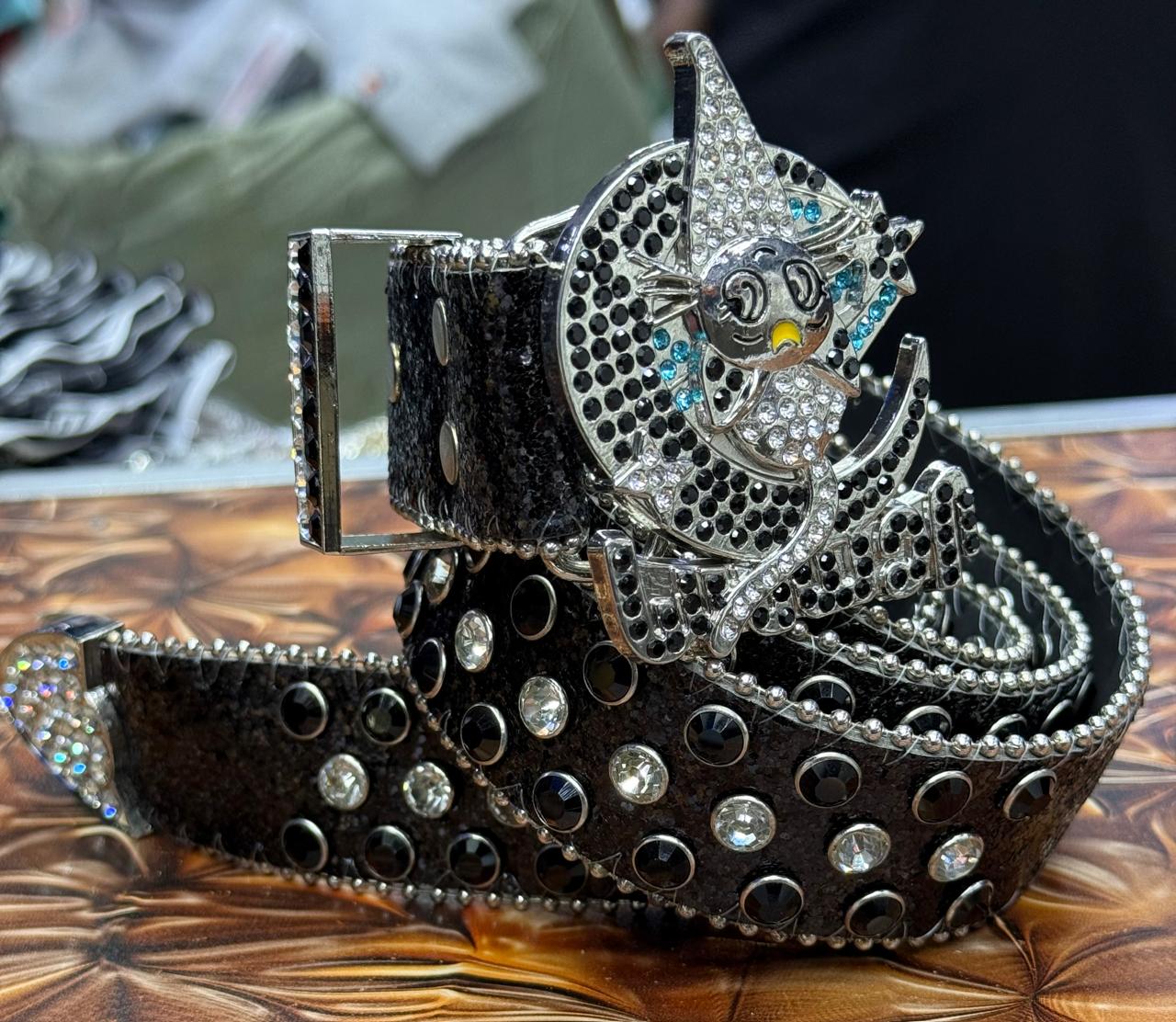 Skull Studded B.B Simon Belts