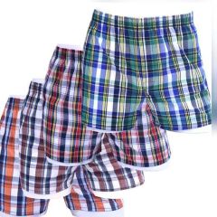 OFFER!!OFFER!!OFFER!!BLACK FRIDAY OFFERS.THE SAVE FESTIVAL!!6 Pcs Premium Men’s Checked Cotton Boxers – Soft, Breathable, Mid-Waist Comfort Underwear