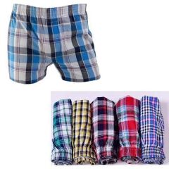 OFFER!!OFFER!!OFFER!!BLACK FRIDAY OFFERS.THE SAVE FESTIVAL!!6 Pcs Premium Men’s Checked Cotton Boxers – Soft, Breathable, Mid-Waist Comfort Underwear