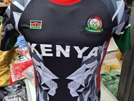 Kenyan Black Rugby Jersey – Limited Street Edition | Bold “Kosa Uchekwe” Design | Men’s National Pride Wear for Game, Gym & Everyday Style