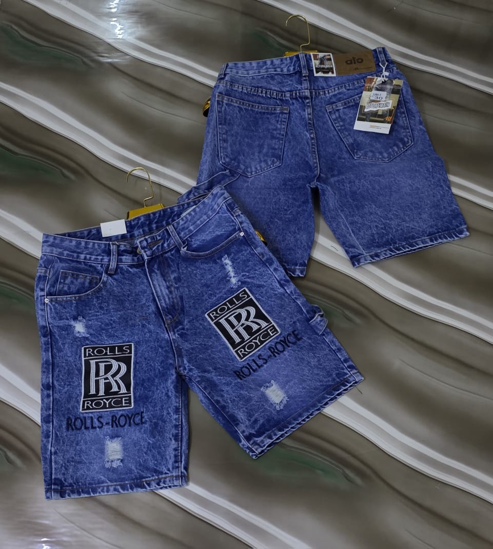 Excellent Quality Trendy Fashionable men's denim shorts.