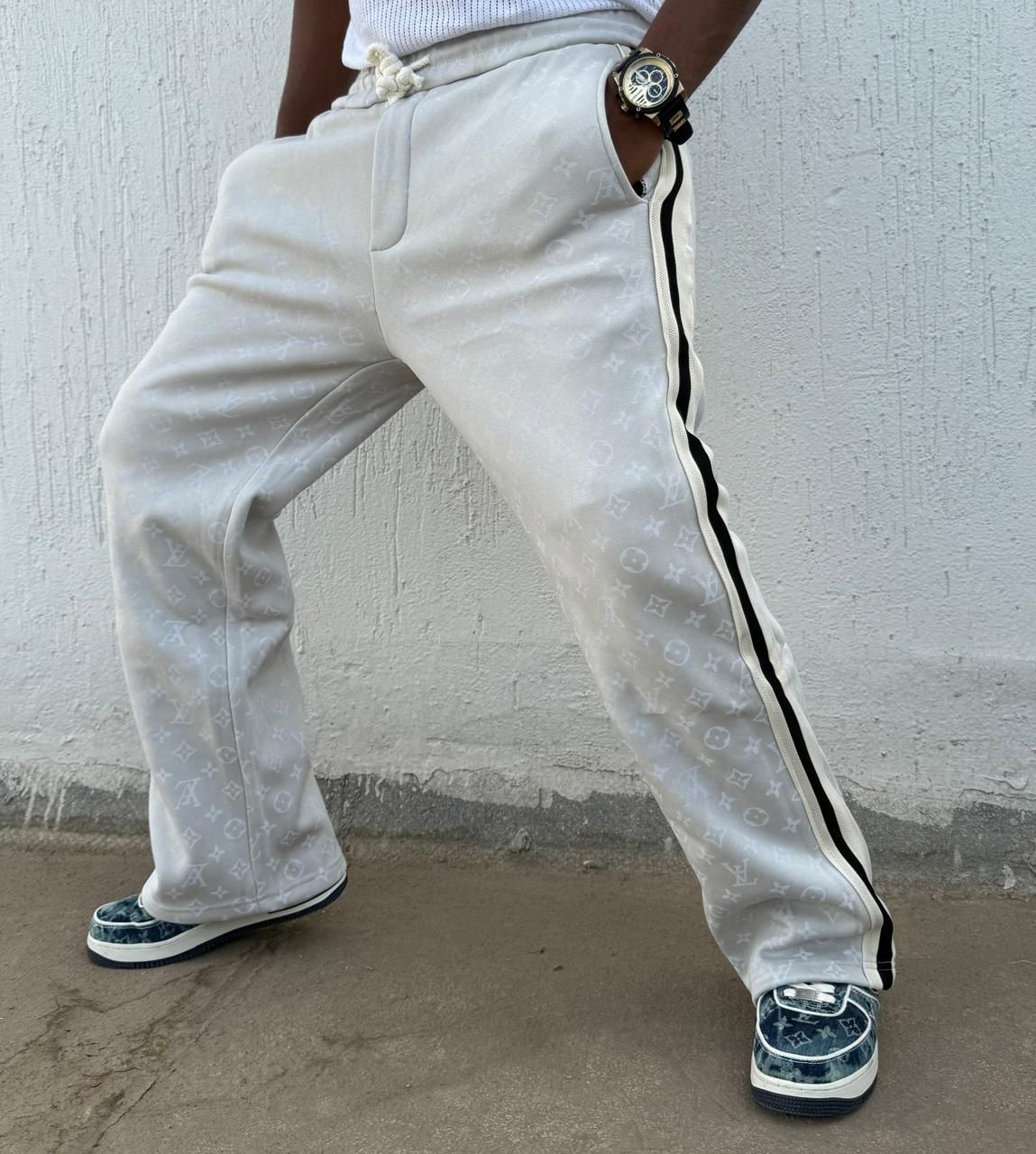 Outstanding Good Quality Cotton Baggy luxury Sweatpants.