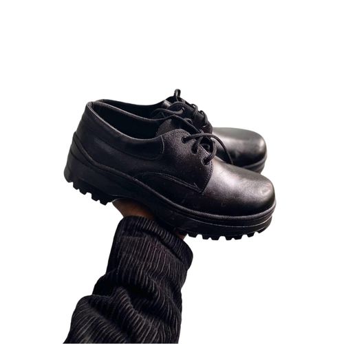 Unisex Fashion Geniune Back To School Shoes BACK TO SCHOOL LEATHER SHOES GENUINE Age. 3-4 (champ sole)