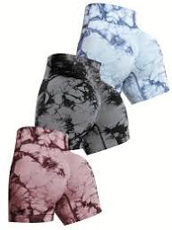 SALE Trending Women Gym Shorts 1pc Workout Shorts Patterned Prints Biker shorts Good Stretch Tight Fit Breathable Sculpting Sexy Cosy Wear Booty Shorts