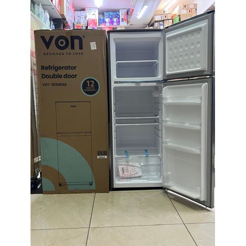 CLEARANCE OFFER 182 litres No Frost Von Fridge TMF VRT - 182NRAK  ,dark inbox refrigerator