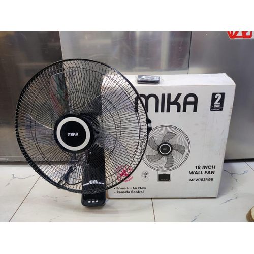 CLEARANCE OFFER Mika 18 inches Wall Fan With Remote