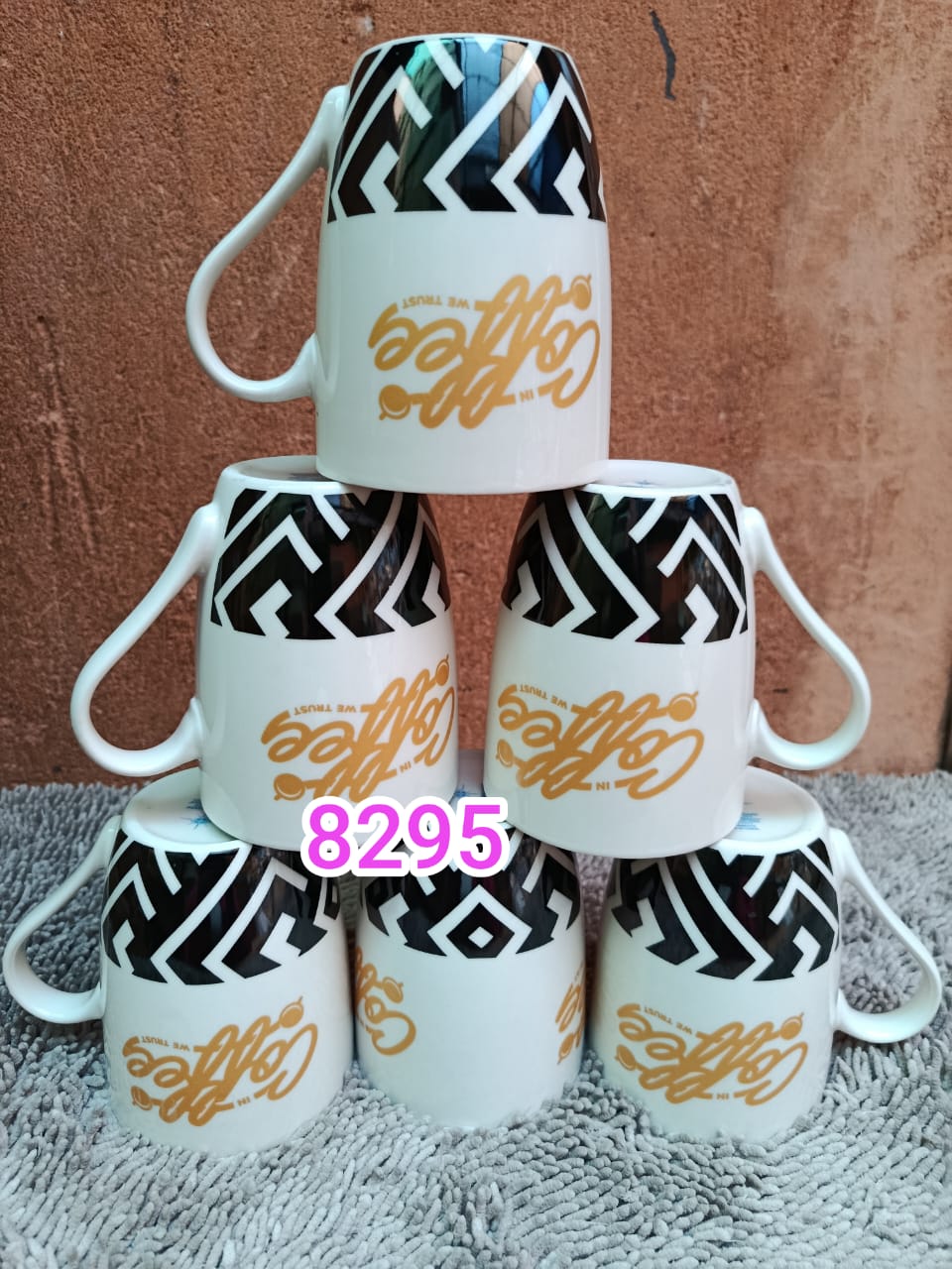 CLEARANCE OFFER Ceramic Elegant Mugs/Cups For Tea/Coffee-Set(6pcs)