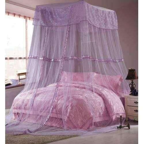CLEARANCE OFFER Square Top Mosquito Net Free Size For Double Decker -