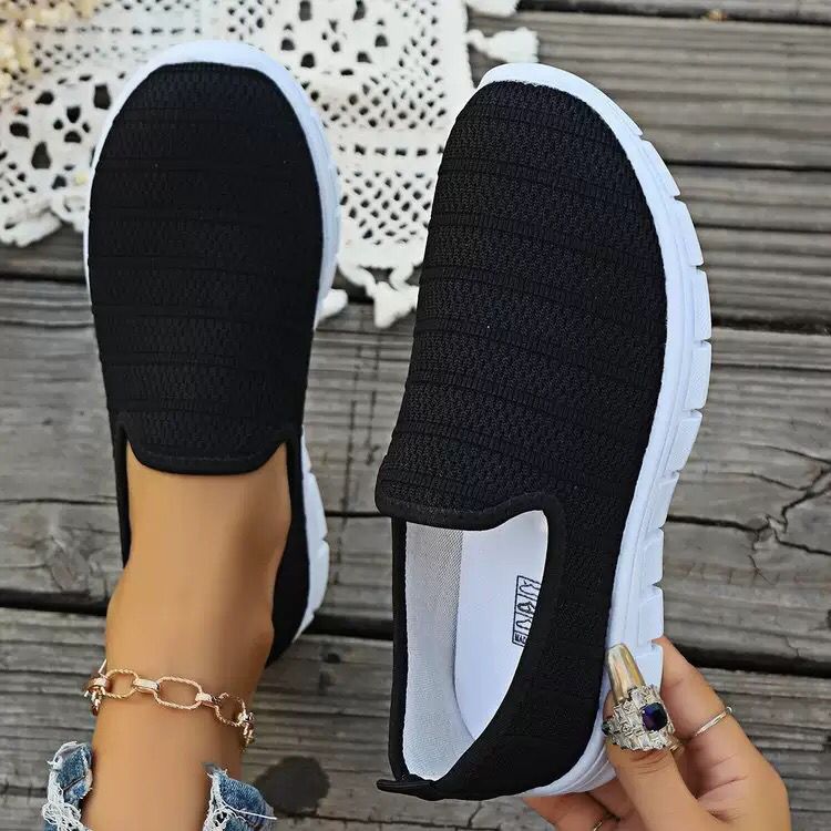 Women's Soft Sole Mesh Comfort Orthopedic Shoes with Arch Support Memory Foam Go Walking Sneakers Slip on Shoe