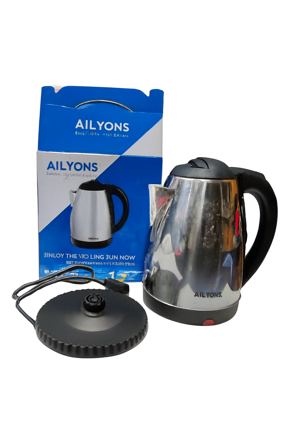 Ailyons 1.8l energy efficient electric water kettle heater jug