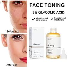 The Ordinary Glycolic Acid 7% Exfoliating Toner Brightening and Smoothing Daily Toner for More Even-Looking Skin Tone 240ml
