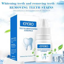 EFERO Teeth Whitening Essence .Liquid Oral Hygiene Whiten Teeth Remove Plaque Stains Fresh Breath White awesome.