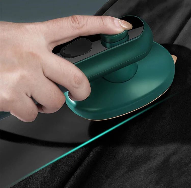 New Arrival Electric Mini Steam Iron Portable Wet and Dry Hot Fabric Handheld Garment Steamer Ironing Wrinkles Lightweight  Iron Box Home Travel Dorm Clothes Steam Nonstick Soleplate Cleaner Sanitiser