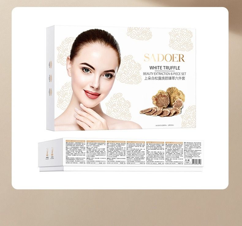 6-Piece Set Skin Care Set Facial Cleanser + Toner + Essence + Face Serum + Moisturizer + Eye Cream To Repair Delicate Skin Control Oil Women's SkinCare Face Care Creams Moisturizers Plant Essence 
﻿