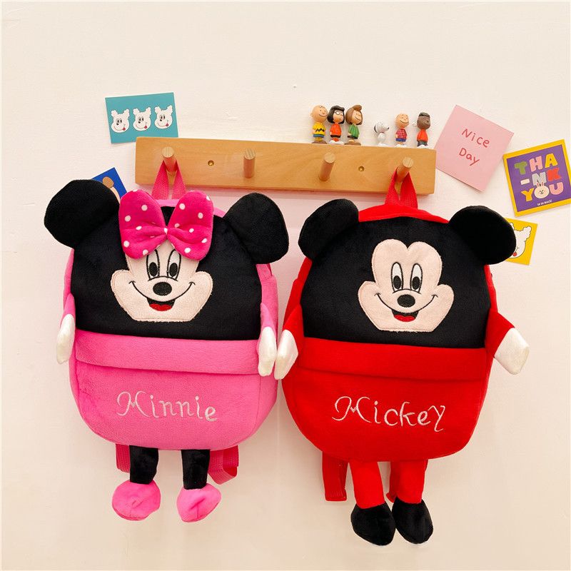 3D Cute Cartoon Animal Design children's bag backpack school bag cartoon plush small backpack boys and girls kindergarten kids backpack