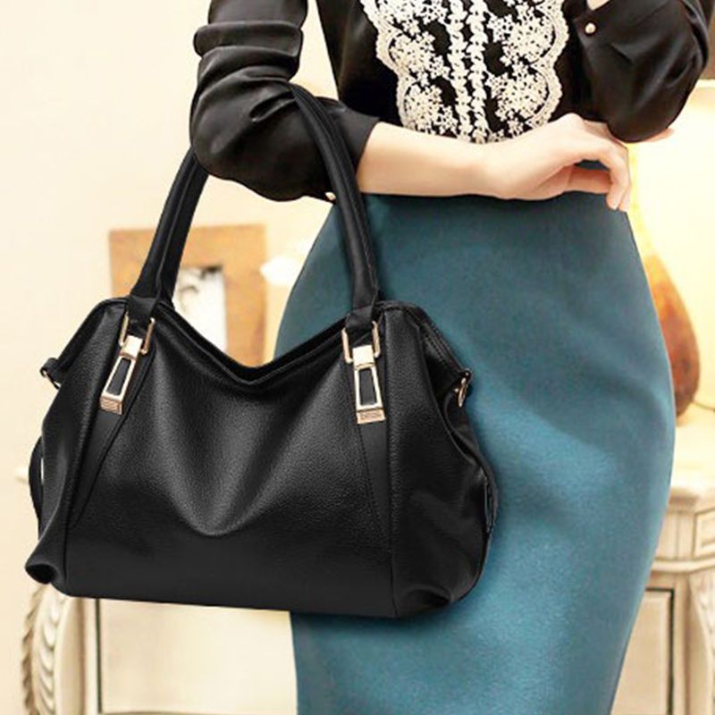 Casual Designer Women Handbag Female PU Leather Bags Handbags Ladies Portable Shoulder Bag Office Ladies Hobos Totes