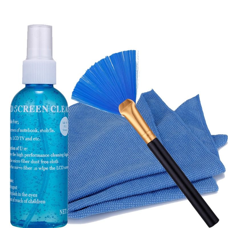 3 in 1 TV And Mobile Phone And Laptop Monitor Computer LCD Screen Cleaner Digital Camera Screen Cleaning Mobile Phone Screen Cleaning Kit CD Scanner Keyboard Cleaning Tools Protective Agents
