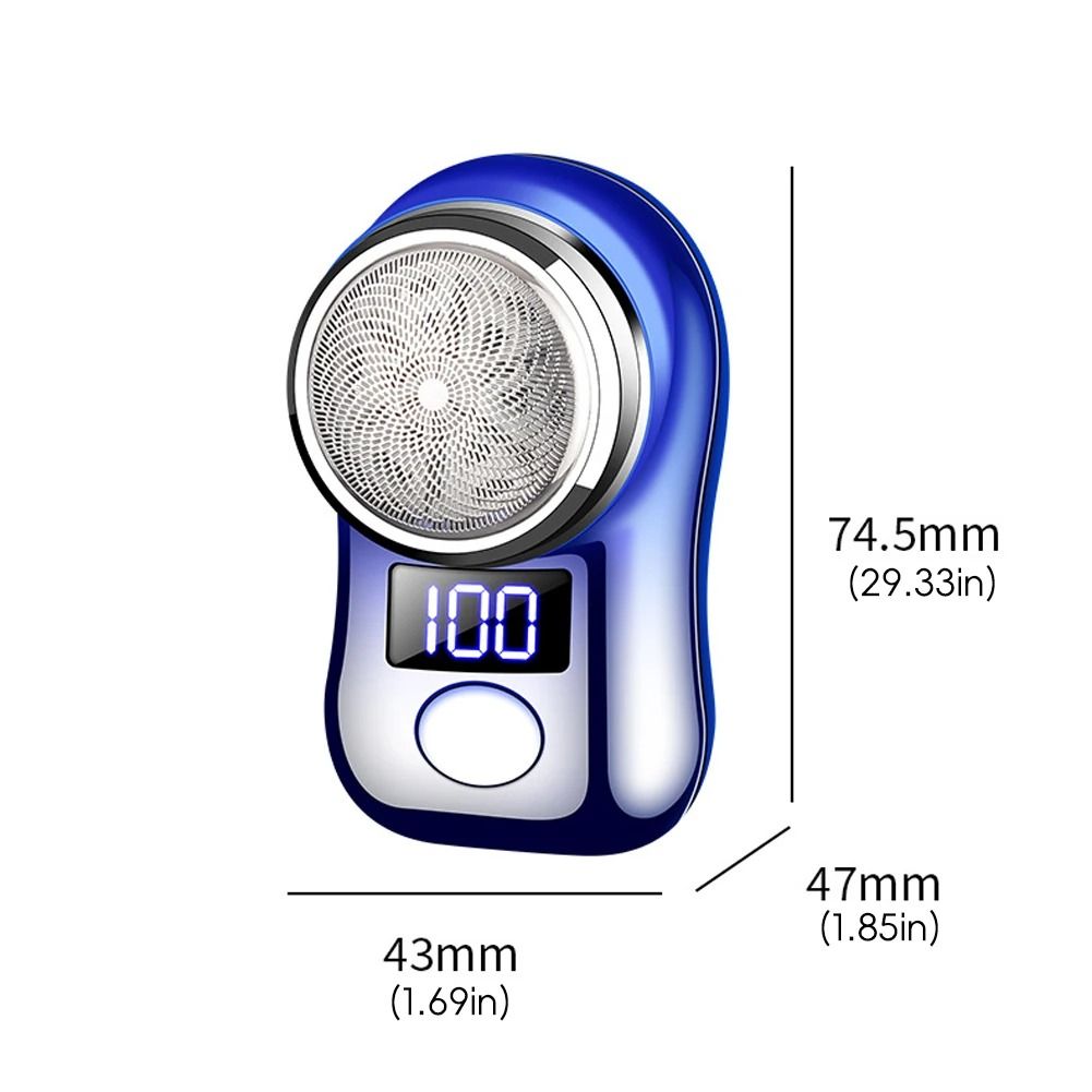 NEW Mini Electric Shaver Shaving machine Beard Shaver Razor Man Shaver Portable USB Rechargeable Portable Led Battery Display man shaver epilator Car Rechargeable Razors Travel Rotary Razors