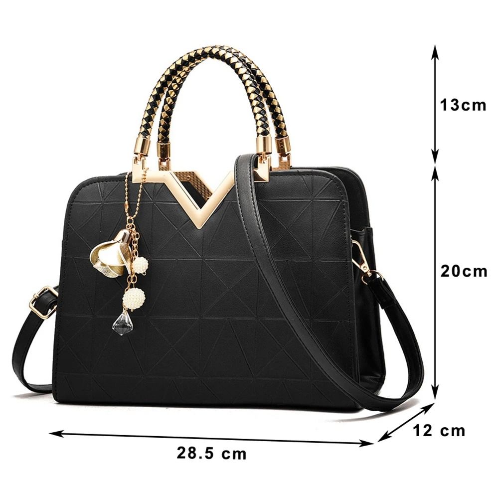 Fashion Women Handbag Classic Retro Shoulder Bag Commuting Crossbody Bag Designer Tote Bag Shoulder Messenger Office Work PU Leather Female Bag Ladies Luxury Handbag Fashion Elegant Shoulder Bag Girls