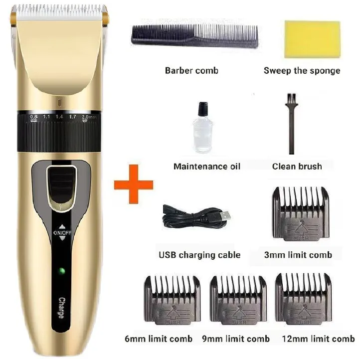 New Arrival  Rechargeable shaircut Hair Clipper Hair Cutting Tools  Electric fader kids baby shaircut Men Hair Cutting Hair Trimmer Tools bald head clipper Shaving Machine