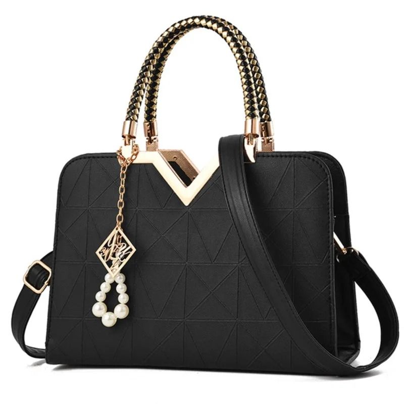 Fashion Women Handbag Classic Retro Shoulder Bag Commuting Crossbody Bag Designer Tote Bag Shoulder Messenger Office Work PU Leather Female Bag Ladies Luxury Handbag Fashion Elegant Shoulder Bag Girls
