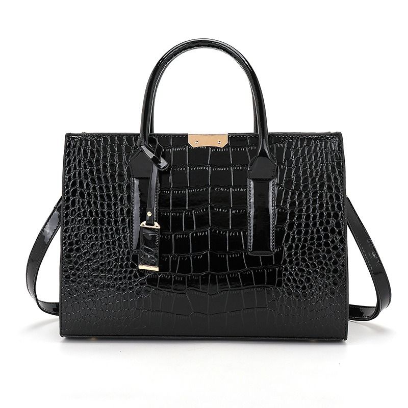 New Quality Fashion Ladies Shoulder Bags Women Handbags Tote Bag Crocodile-patterned PU leather Ladies Handbag Ladies Bags Sling Bags Hand Bags Slingbags Large Capacity Durable Classic Fashion Luxury