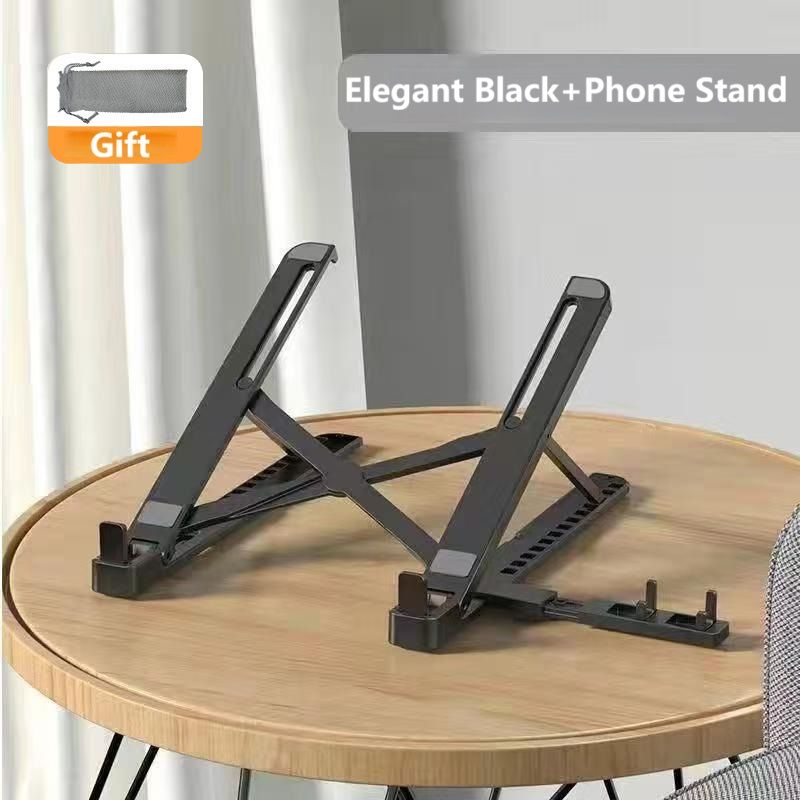 Upgraded Portable Foldable Laptop Stand Computer Stand,Ergonomic Laptop Holder Tablet Holder Mounts ,Adjustable Riser Cooling Bracket with 10 to 17 Inches Ipad Notebook Computer Mounts & Stands