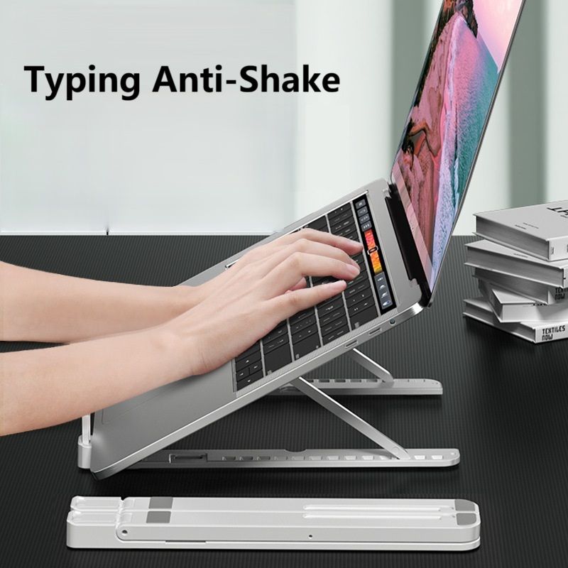 Upgraded Portable Foldable Laptop Stand Computer Stand,Ergonomic Laptop Holder Tablet Holder Mounts ,Adjustable Riser Cooling Bracket with 10 to 17 Inches Ipad Notebook Computer Mounts & Stands