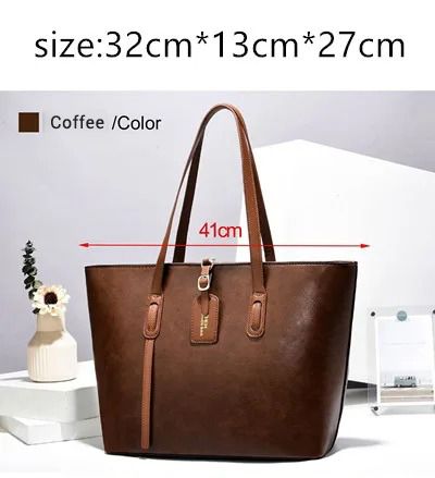 New Arrivals Quality Leather Ladies Shoulder Bag Fashion Ladies' Zippe tote bag Women Handbag Cross-body Bag Large Capacity Bag Waterproof PU Leather Women's Shoulder Bag Underarm Bag