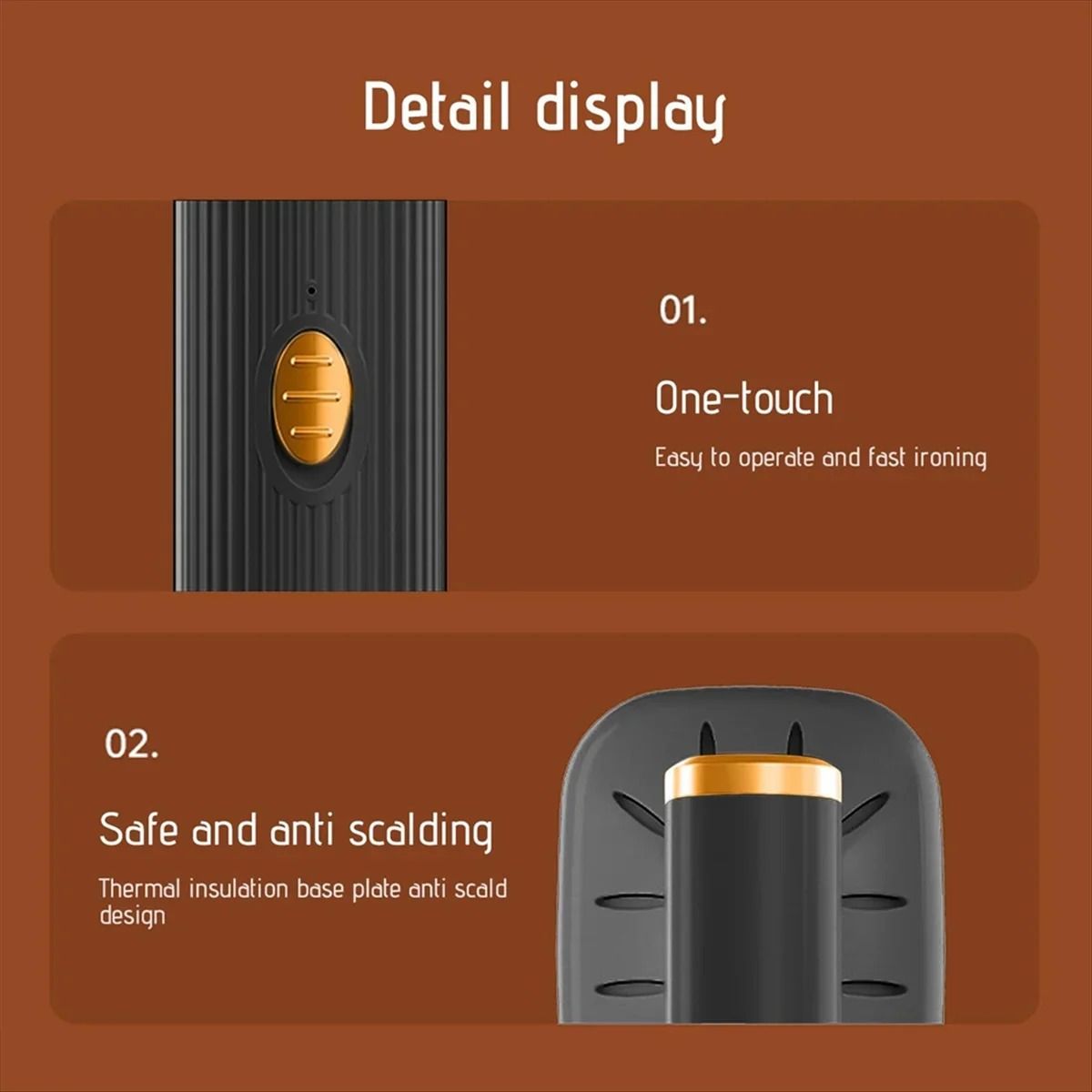 New handheld ironing machine  household small mini portable rotary hanging ironing machine  dormitory atomized steam electric iron Ironing Dry & Wet Steam Iron USB Powered