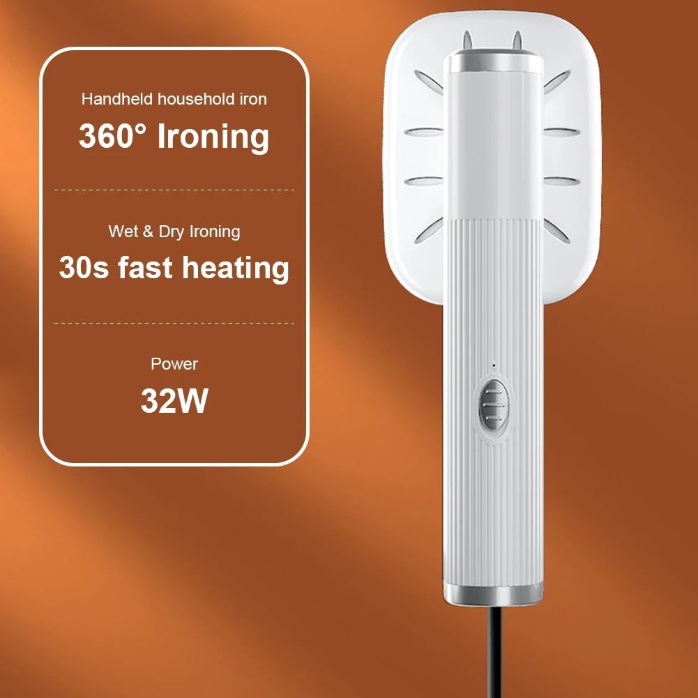 New handheld ironing machine  household small mini portable rotary hanging ironing machine  dormitory atomized steam electric iron Ironing Dry & Wet Steam Iron USB Powered
