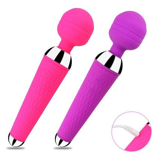 Sensations Large Clitoris Massager Rechargeable Cordless Wand Vibrator