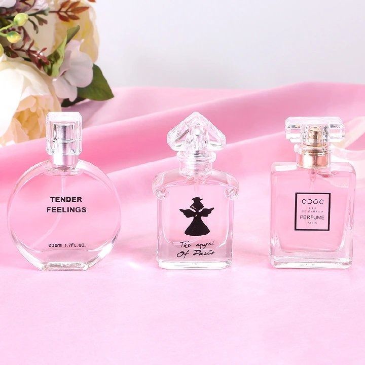 3 Bottle 3pcs Ladies Perfumes Eau De Parfum Floral Fragrances Long Lasting Deodorants