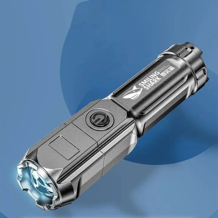 Powerful Flashlight Rechargeable Tactical LED Flashlight Portable Torch Lantern Power Bank Outdoor Ultra Bright