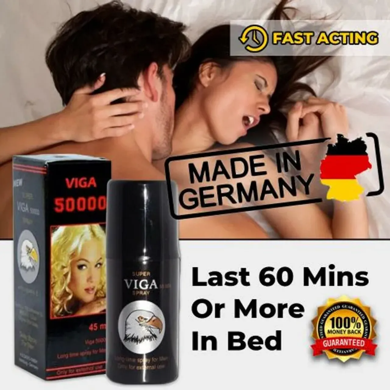 Powerful and Long-lasting Time Delay Spray Product Male Penis Sex Spray To Prevent Premature Ejaculation Adult Sex Toy Products- VIGA -