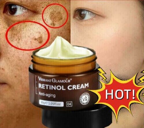 Anti-wrinkle Retinol Face Cream Remove Facial Fine Lines Neck Wrinkles Firming Whitening Moisturizing Brightening Anti Aging Cream New - VIBRANT GLAMOUR-