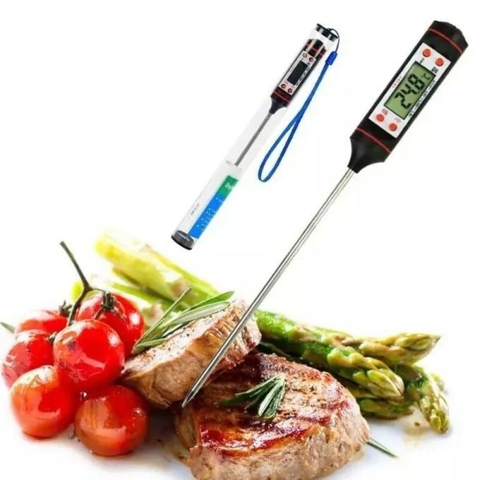 Digital Thermometer Cooking Baking Meat Food Kitchen BBQ Probe Water Milk Oil Liquid Oven Digital Temperaure Sensor Meter Thermocouple -