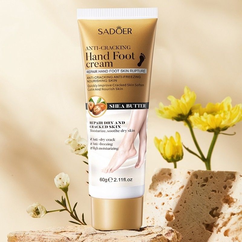Anti Crack Foot Hand Cream Anti-Drying Heel Cracked Repair Feet Mask Removal Dead Skin Moisturizing Whitening Feet Care Products - SADOER -