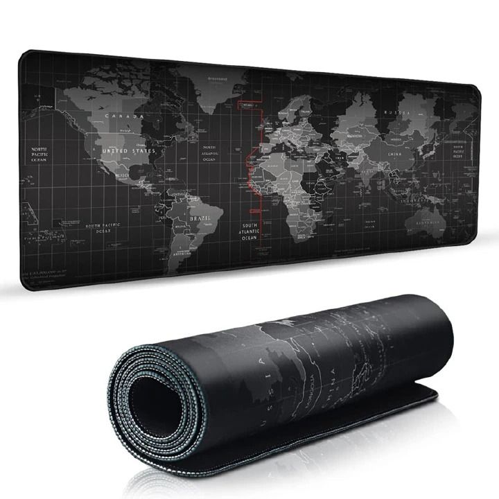 World Map Mouse Pad Lock Edge Worldmap Mousepad Large Lock Edge Mouse Pad Game Mouse Pad Computers Accessories Peripherals Keyboards Mice Accessories Mouse Pads