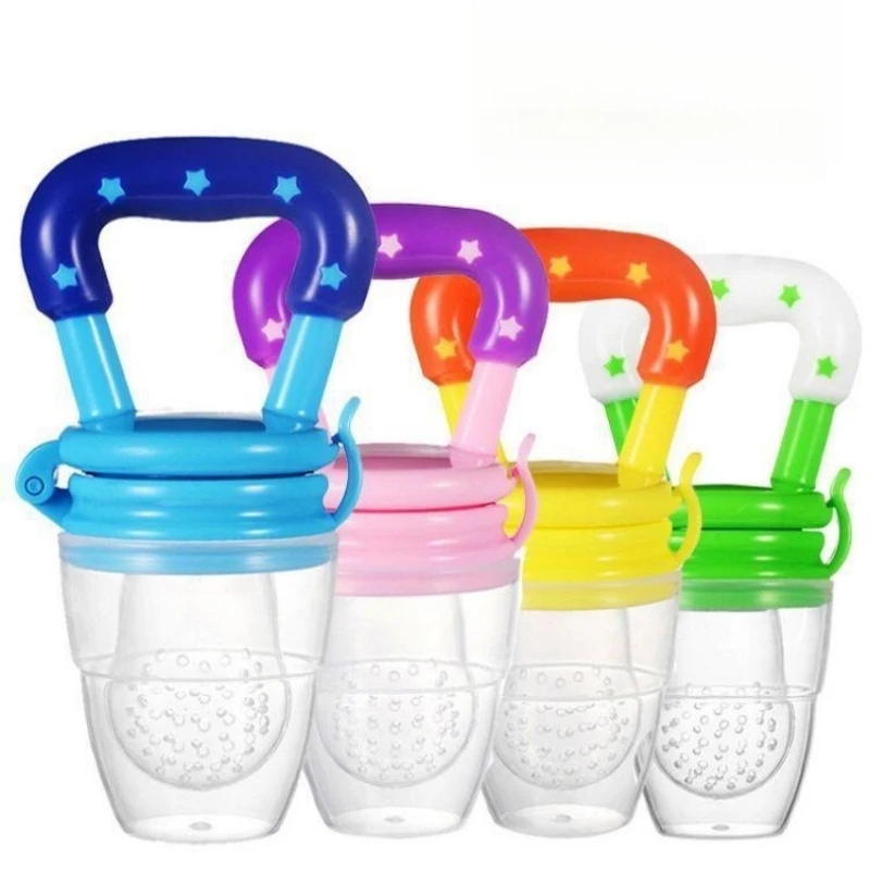 Baby Fruit Feeder Pacifier -Fresh Food Feeder-Silicone Teething Toy-Silicone Pouches for Toddlers & Kids