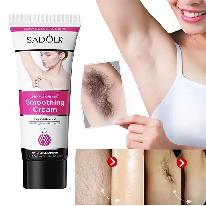 7 Minutes Hair Removal Cream - Armpits,Hands,Legs, Body & Bikini Hair Removal, Gentle, Painless, Smooth Skin -