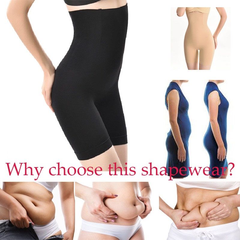 New Women Tummy Control Waist Trainer Body Shaper Panty Girdle Tummy Trimmer Slimming Shapewear Shorts High Waisted Body Shaper Shorts Women Seamless Girdles Under Dresses Slimmer -