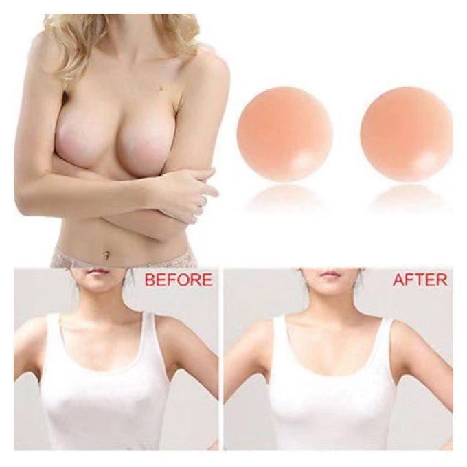 1 Pair Nipple Covers Self Adhesive Breast Chest Bra Pasties Stickers Reusable Silicone Nipple Covers Lift Up Bra Sticker Adhesive Invisible Bras Chest Patch for Women Reusable Chest Breast Petals Pad