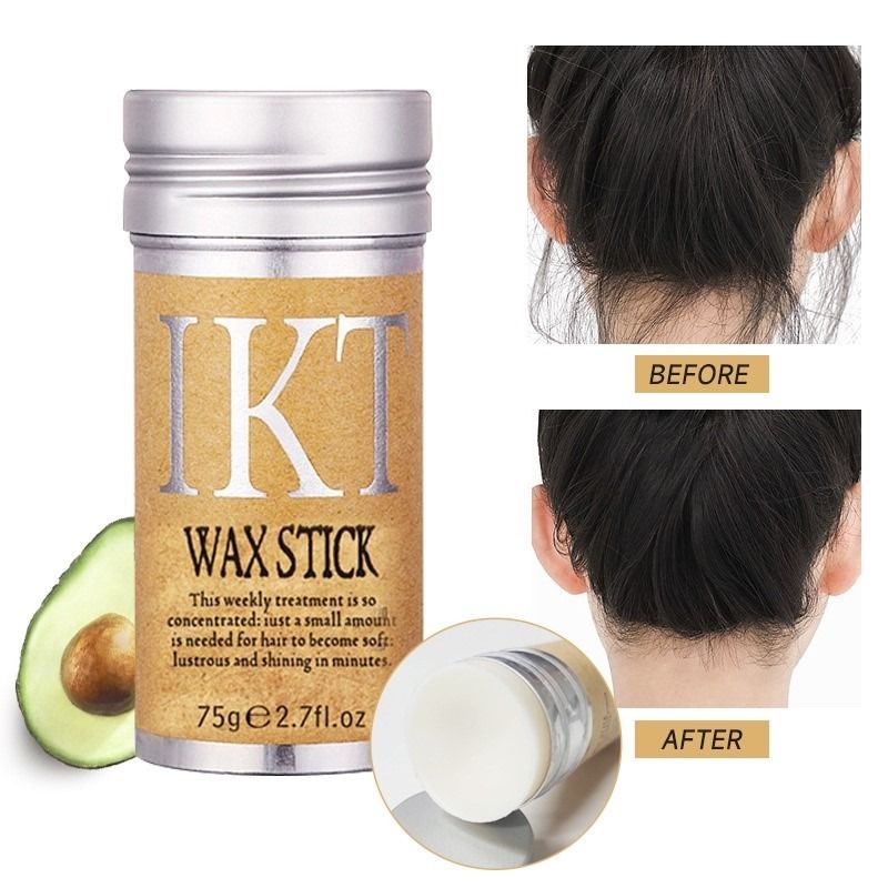 Hair Wax Stick For Natural Hair & Wigs -Edge Control Hair Wax Stick Strong Hold Makes Hair Look Neat And Tidy Hair Syling Wax Stick Use to control flyaway edges for smooth hairstyles for men and women